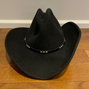 Bailey Lite Felt Black Wind River Three D Wool Cowboy Hat - Medium
